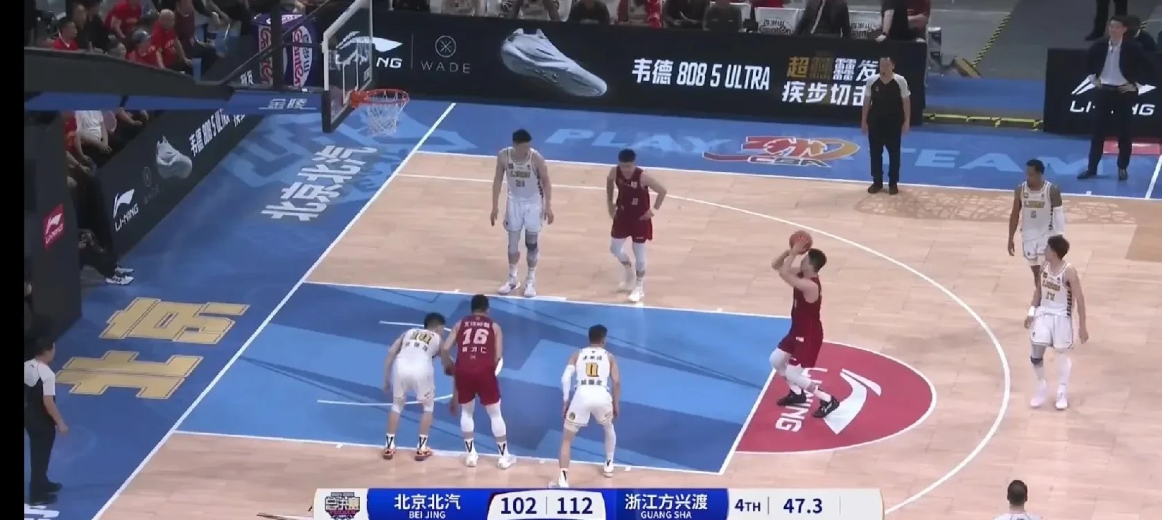 爱游戏- 战术调整引爆全场！，Ning意外战胜篮网观众掌声雷动